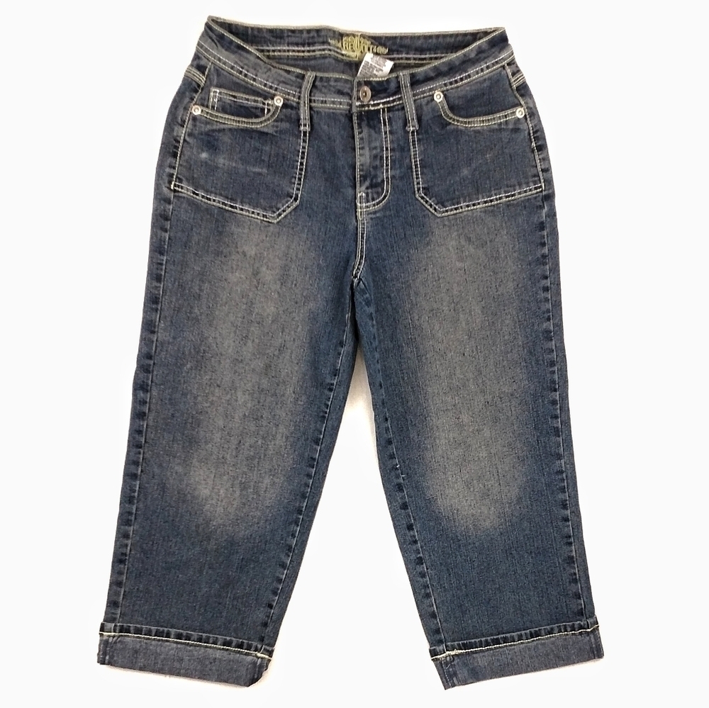 Revolt capri stretch jeans